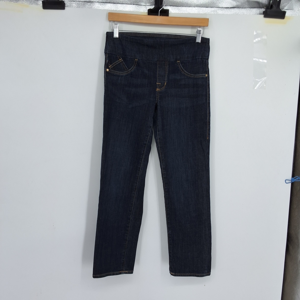 Rock & Republic Sz 10 Deep Indigo Straight Leg Jeggings